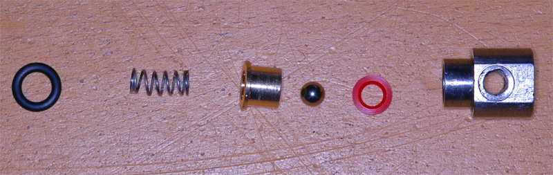 Valve assembly of walther LP3